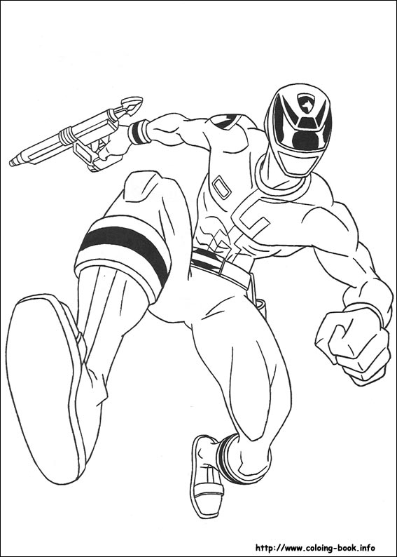 Power Rangers coloring picture